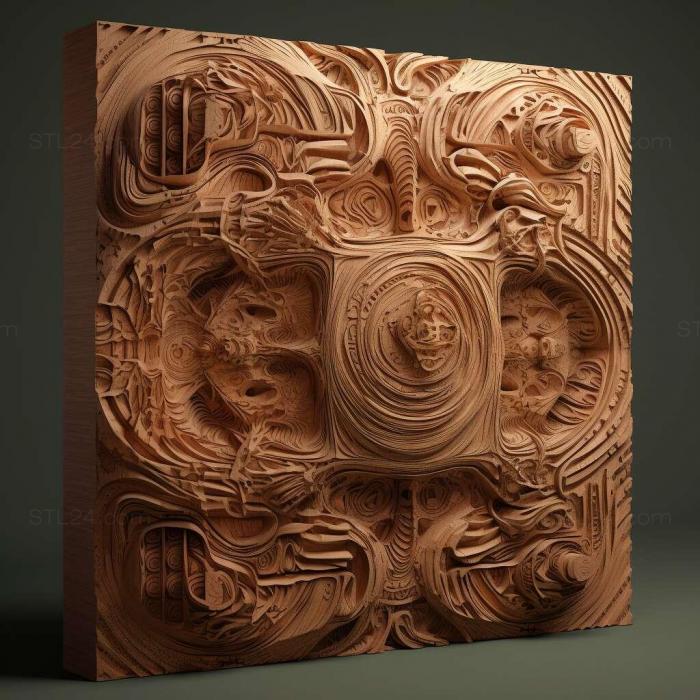 Patterns and decorations (Alex gray 4, PATTERN_444) 3D models for cnc